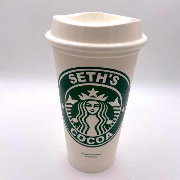 Personalized Starbucks Cocoa Cup-Seth-Personalized Seth Cup-New - Picture 2 of 8